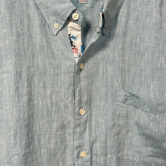 Madda Fella Linen Long Sleeve Linen Shirt size XXL- gently used - Picture 11 of 14